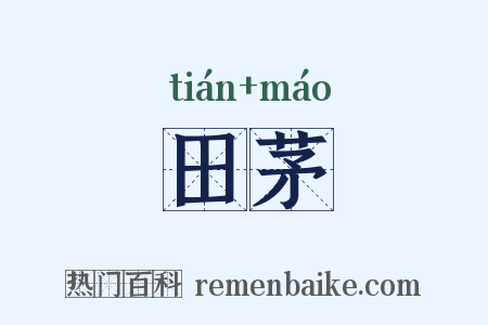 田茅是什么意思的图片